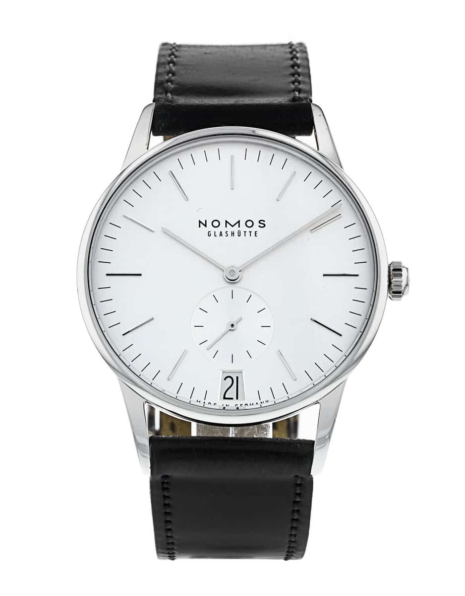 Pre Owned Nomos Glashutte Orion 381 Watch Watchfinder Co